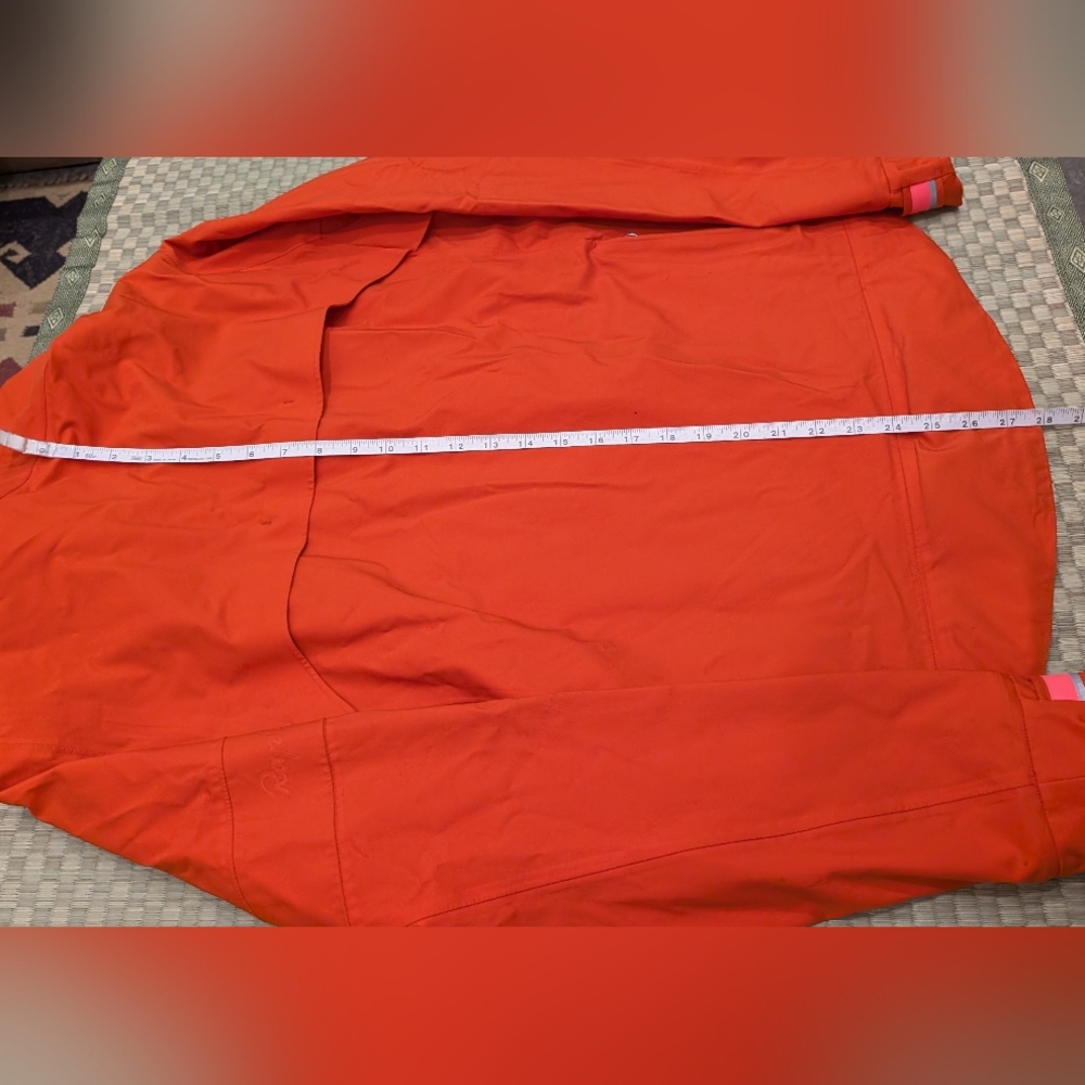 Rapha Softshell Cycling Jersey Jacket Orange Men'… - image 6